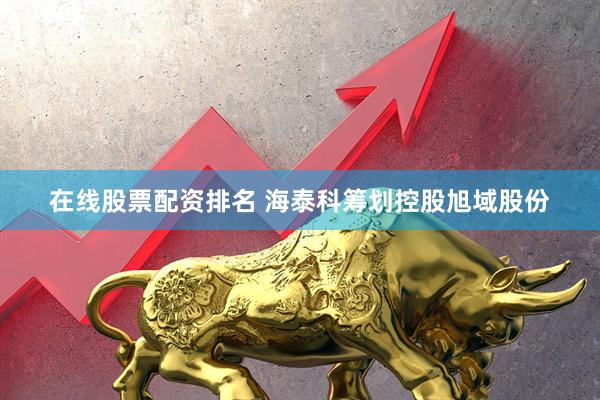 在线股票配资排名 海泰科筹划控股旭域股份